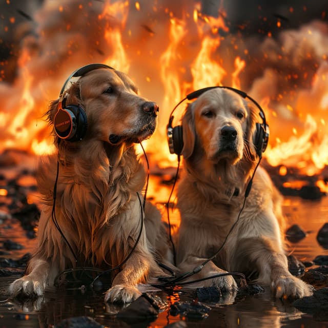 Canine by the Fire: Soothing Melodies for Dogs - Dog Relax