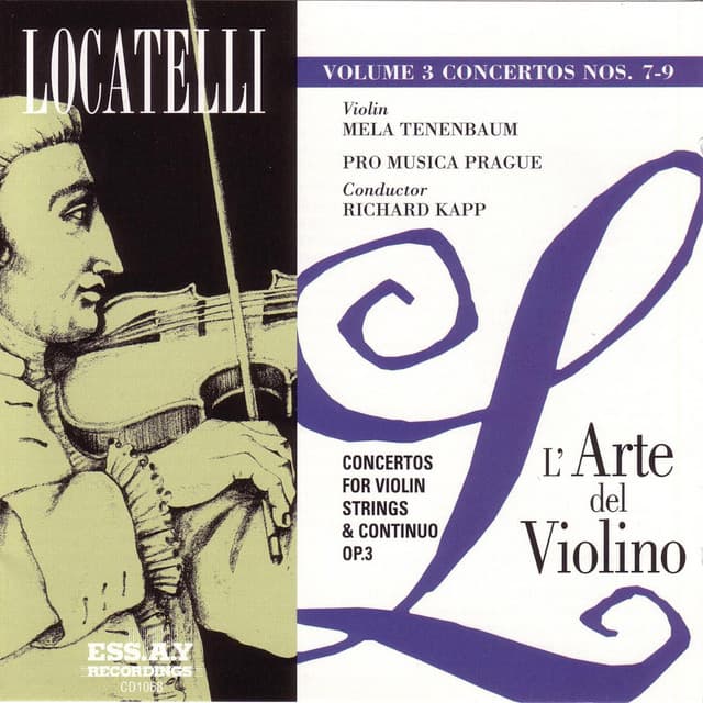 Pietro Locatelli: L'Arte del Violino, Op. 3, Vol. 3: Concertos Nos. 7-9 - Pietro Locatelli