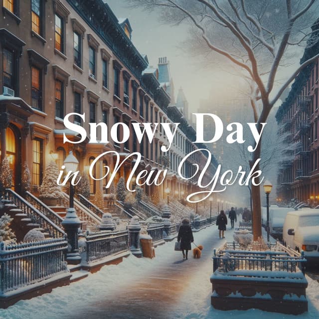 Snowy Day in New York: Warm Coffee Shop Jazz Ambience for Winter Days - Coffee Lounge Collection