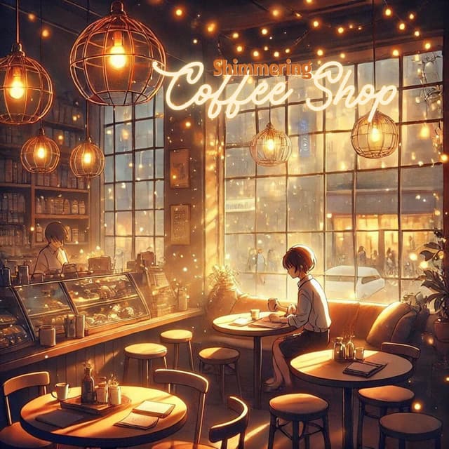 Shimmering Coffee Shop: Lo-Fi Chill Beats - Lounge Music Café