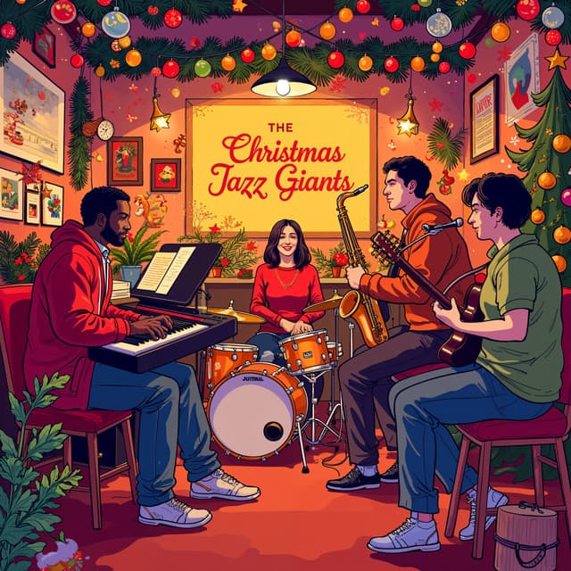 Smooth Snowfall and Holiday Jazz - The Christmas Jazz Giants