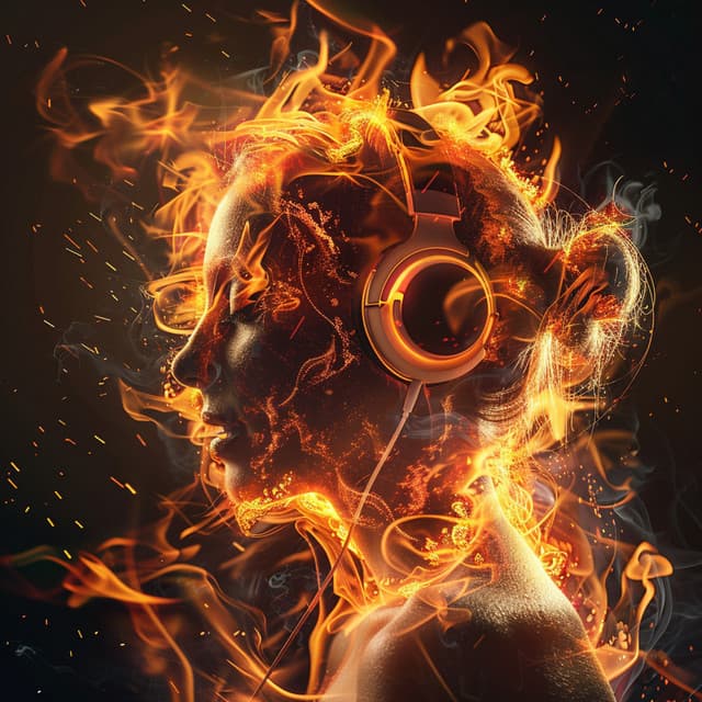 Sleeping with Flames: Fire's Soothing Music - Music for Sleeping Puppies